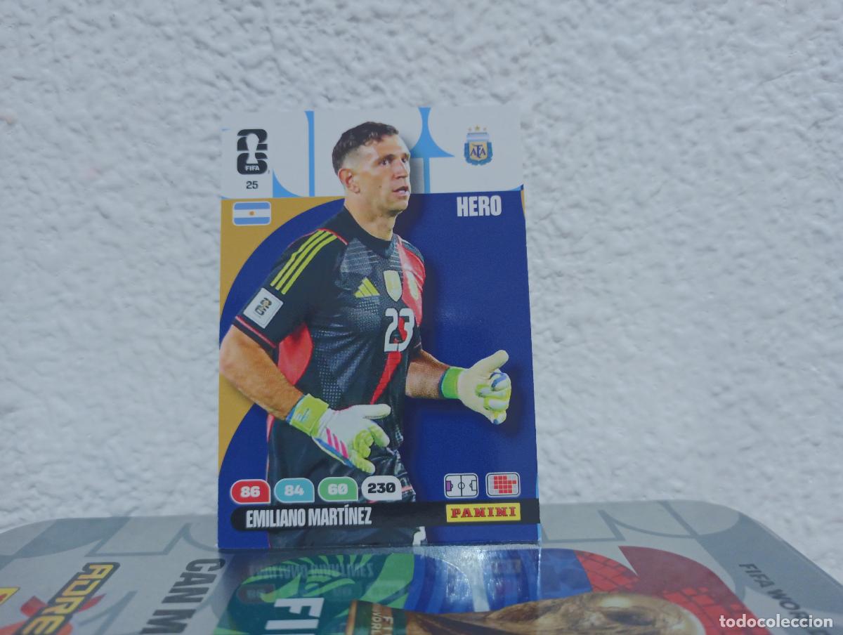 Collectable Antique Stickers: 25 EMILIANO MART&Iacute;NEZ PORTERO ARGENTINA PANINI WORLD CUP 26 25 26
