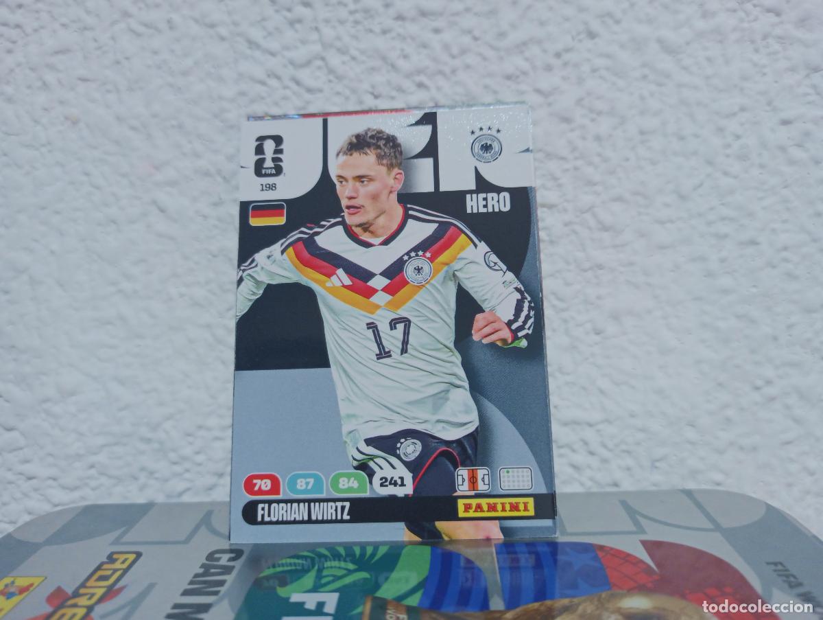 Collectable Antique Stickers: 198 FLORIAN WIRTZ CENTROCAMPISTA ALEMANIA PANINI WORLD CUP 26 25 26