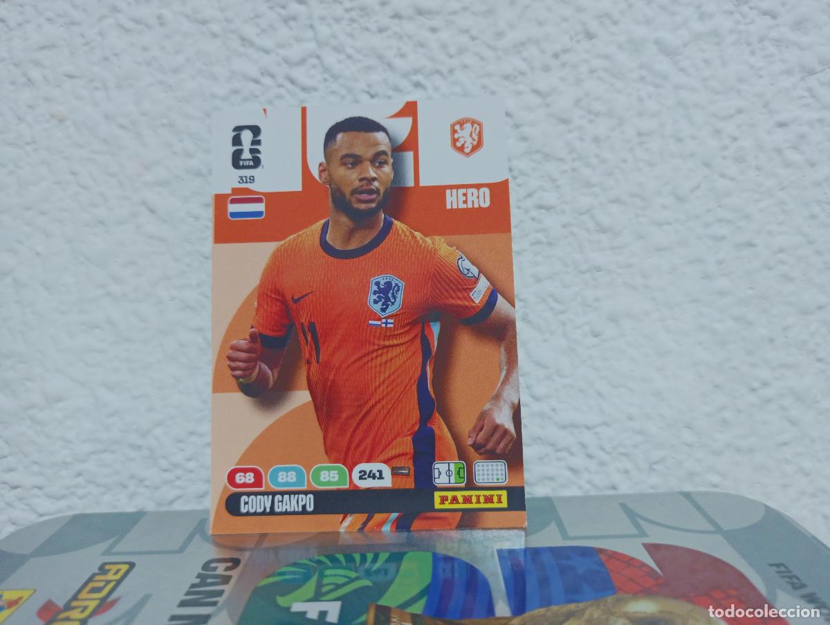 Collectable Antique Stickers: 319 CODY GAKPO DELANTERO PA&Iacute;SES BAJOS PANINI WORLD CUP 26 25 26