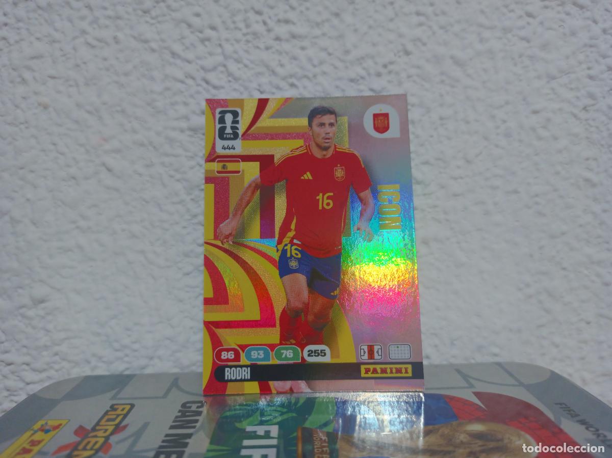 Collectable Antique Stickers: 444 RODRI ICON ESPA&Ntilde;A PANINI WORLD CUP 26 25 26