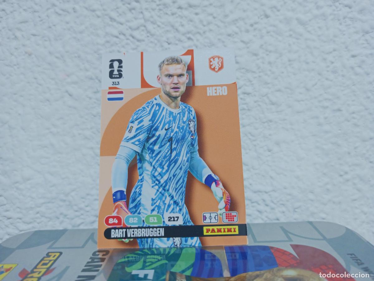 Colecionismo Cromos antigos: 313 BART VERBRUGGEN PORTERO PA&Iacute;SES BAJOS PANINI WORLD CUP 26 25 26