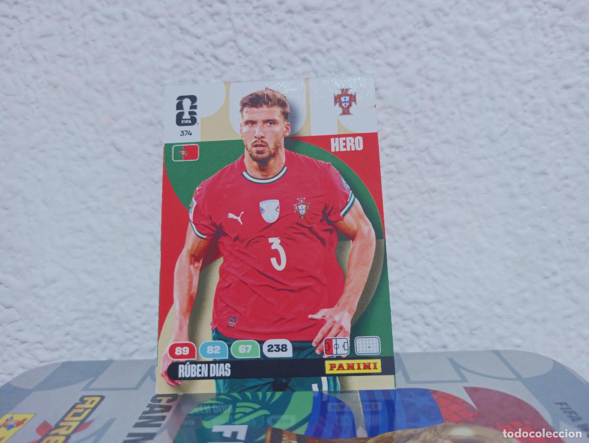 Collectable Antique Stickers: 374 R&Uacute;BEN DIAS DEFENSA PORTUGAL PANINI WORLD CUP 26 25 26