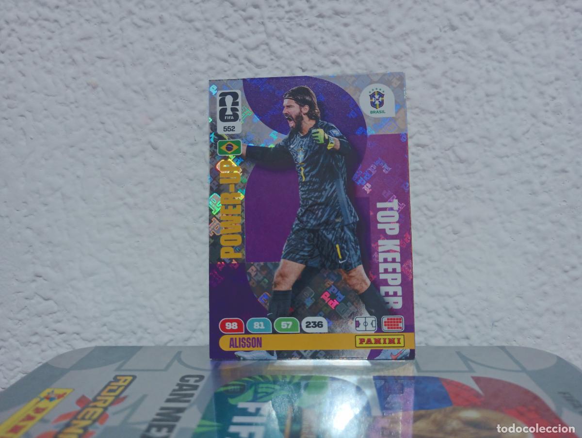Collectable Antique Stickers: 552 ALISSON TOP KEEPER BRASIL PANINI WORLD CUP 26 25 26