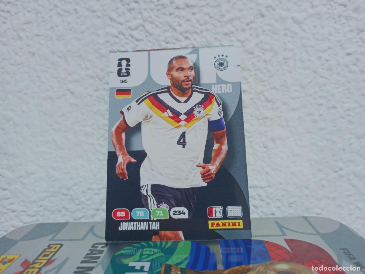 Collectable Antique Stickers: 195 JONATHAN TAH DEFENSA ALEMANIA PANINI WORLD CUP 26 25 26