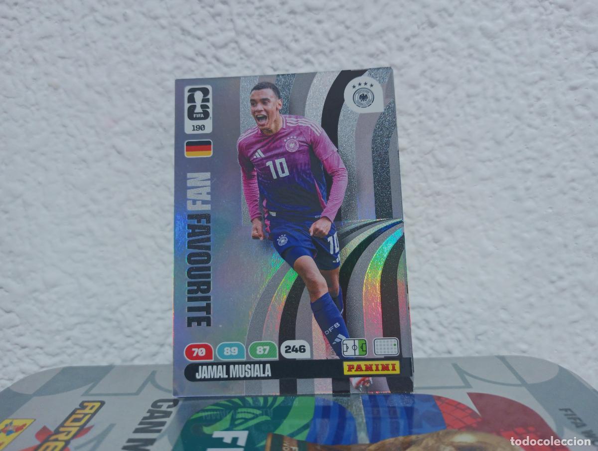 Collectable Antique Stickers: 190 JAMAL MUSIALA FAN FAVOURITE ALEMANIA PANINI WORLD CUP 26 25 26