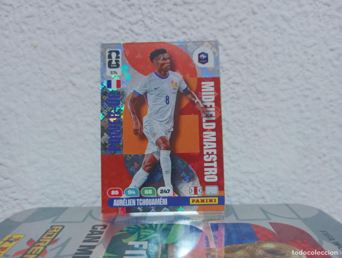 Collectable Antique Stickers: 574 AUR&Eacute;LIEN TCHOUAM&Eacute;NI MIDFIELD MAESTRO FRANCIA PANINI WORLD CUP 26 25 26