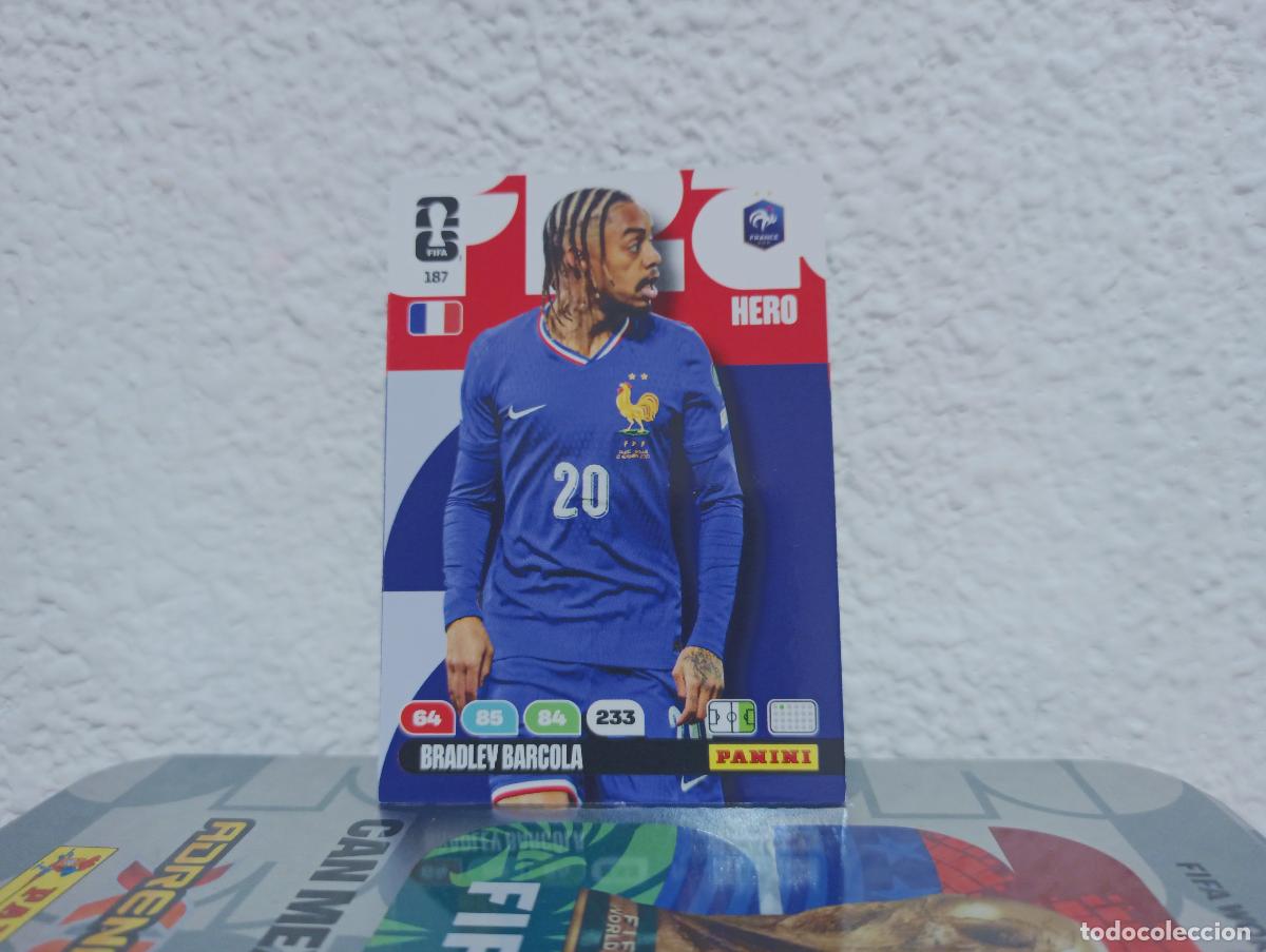 Collectable Antique Stickers: 187 BRADLEY BARCOLA DELANTERO FRANCIA PANINI WORLD CUP 26 25 26