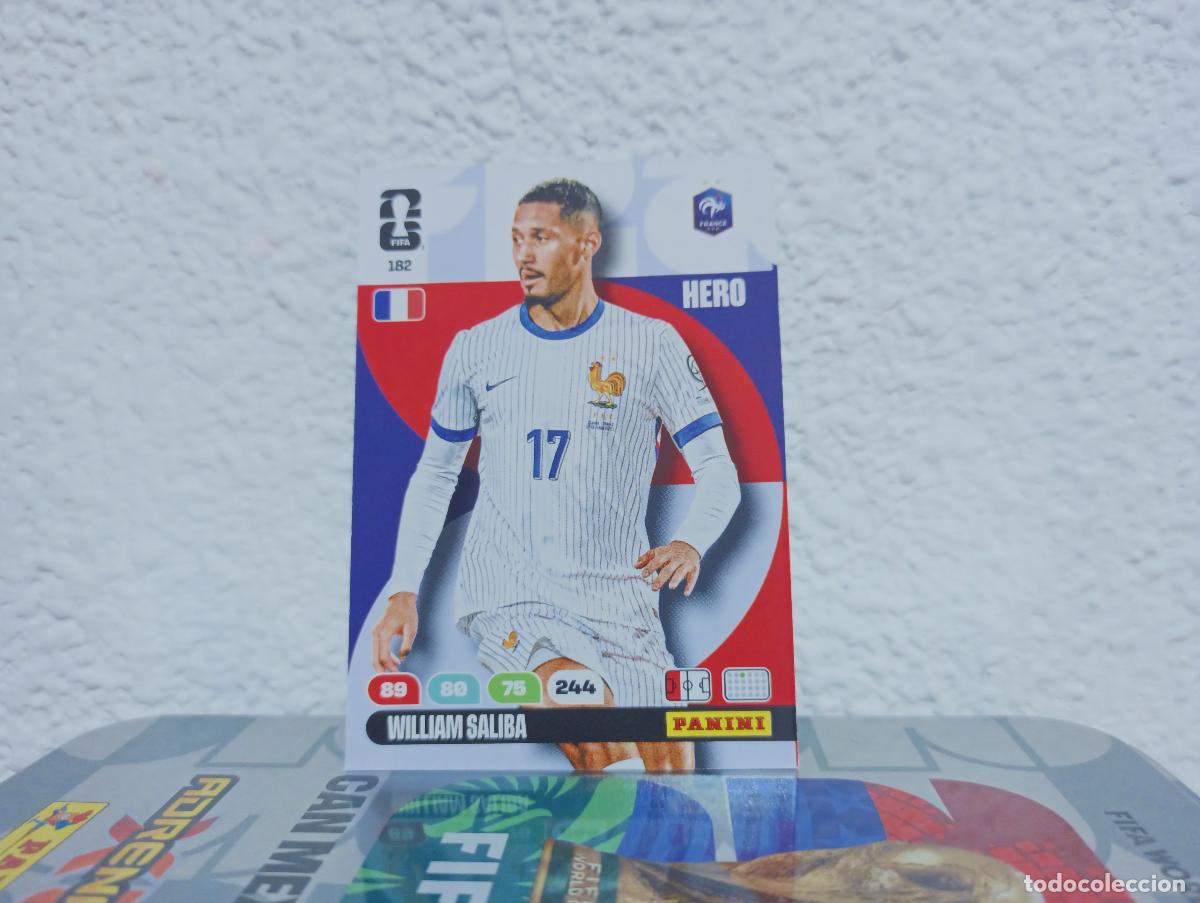 Collectable Antique Stickers: 182 WILLIAM SALIBA DEFENSA FRANCIA PANINI WORLD CUP 26 25 26