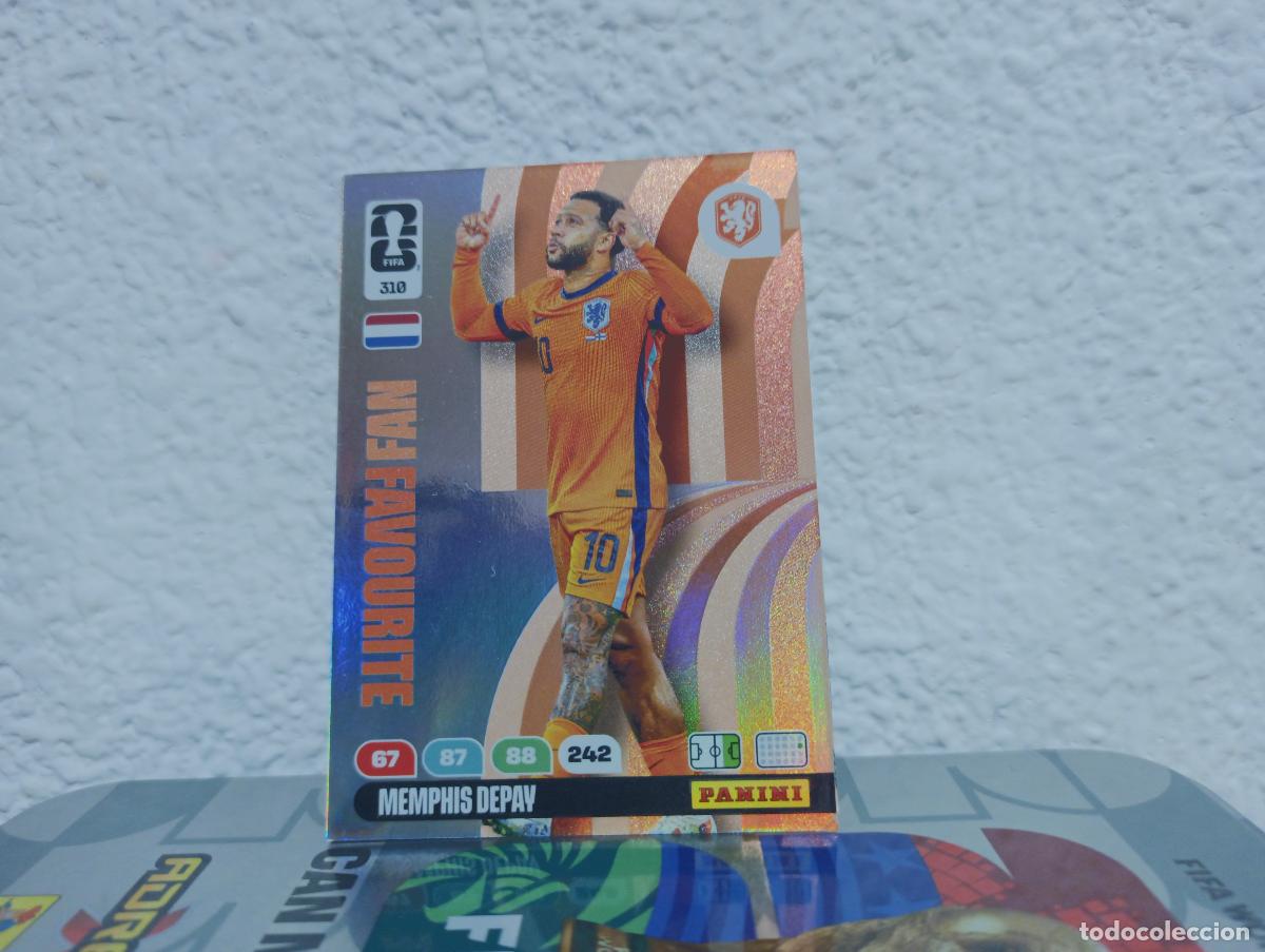 Collectable Antique Stickers: 310 MEMPHIS DEPAY FAN FAVOURITE PA&Iacute;SES BAJOS PANINI WORLD CUP 26 25 26
