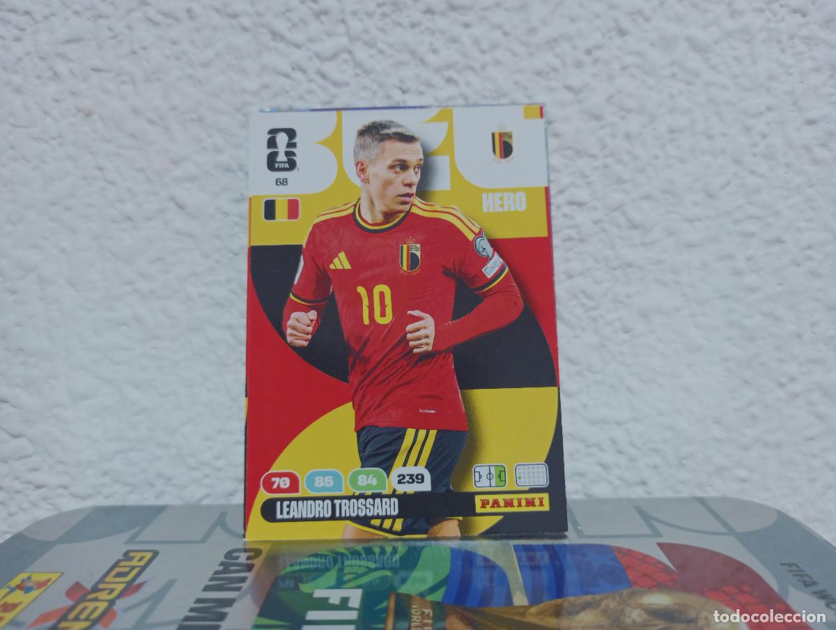 Collectable Antique Stickers: 68 LEANDRO TROSSARD DELANTERO B&Eacute;LGICA PANINI WORLD CUP 26 25 26