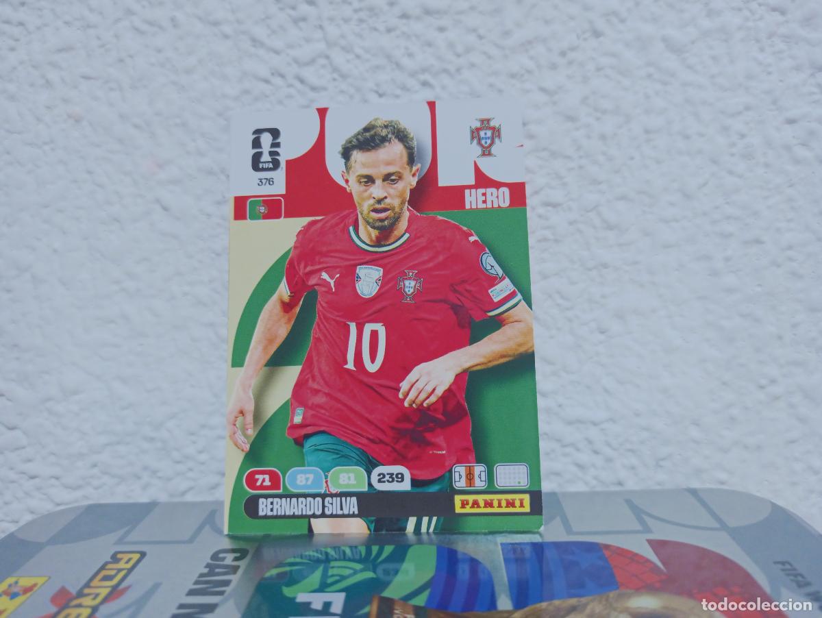 Collectable Antique Stickers: 376 BERNARDO SILVA CENTROCAMPISTA PORTUGAL PANINI WORLD CUP 26 25 26
