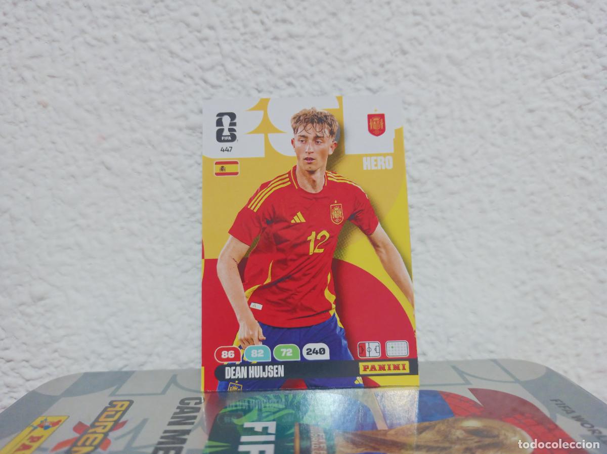Collezionismo Figurine antiche: 447 DEAN HUIJSEN DEFENSA ESPA&Ntilde;A PANINI WORLD CUP 26 25 26