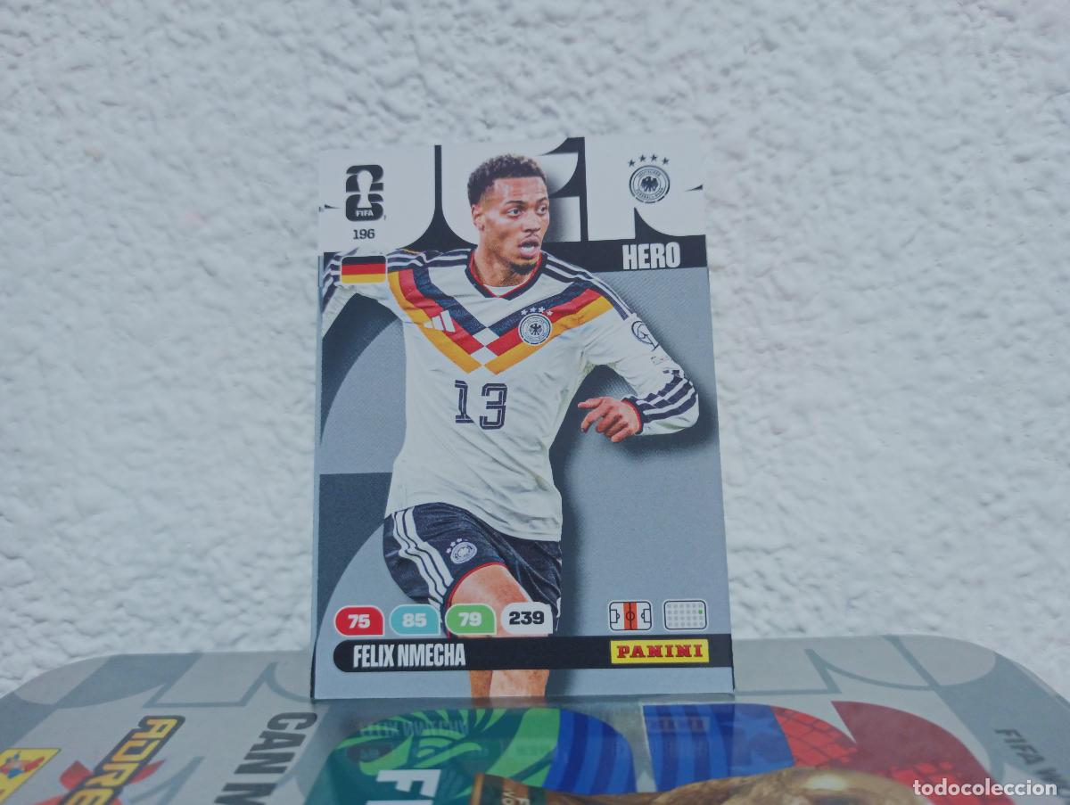 Collezionismo Figurine antiche: 196 FELIX NMECHA CENTROCAMPISTA ALEMANIA PANINI WORLD CUP 26 25 26