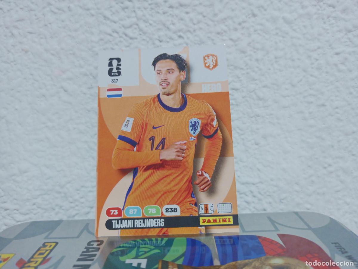 Collezionismo Figurine antiche: 317 TIJJANI REIJNDERS CENTROCAMPISTA PA&Iacute;SES BAJOS PANINI WORLD CUP 26 25 26