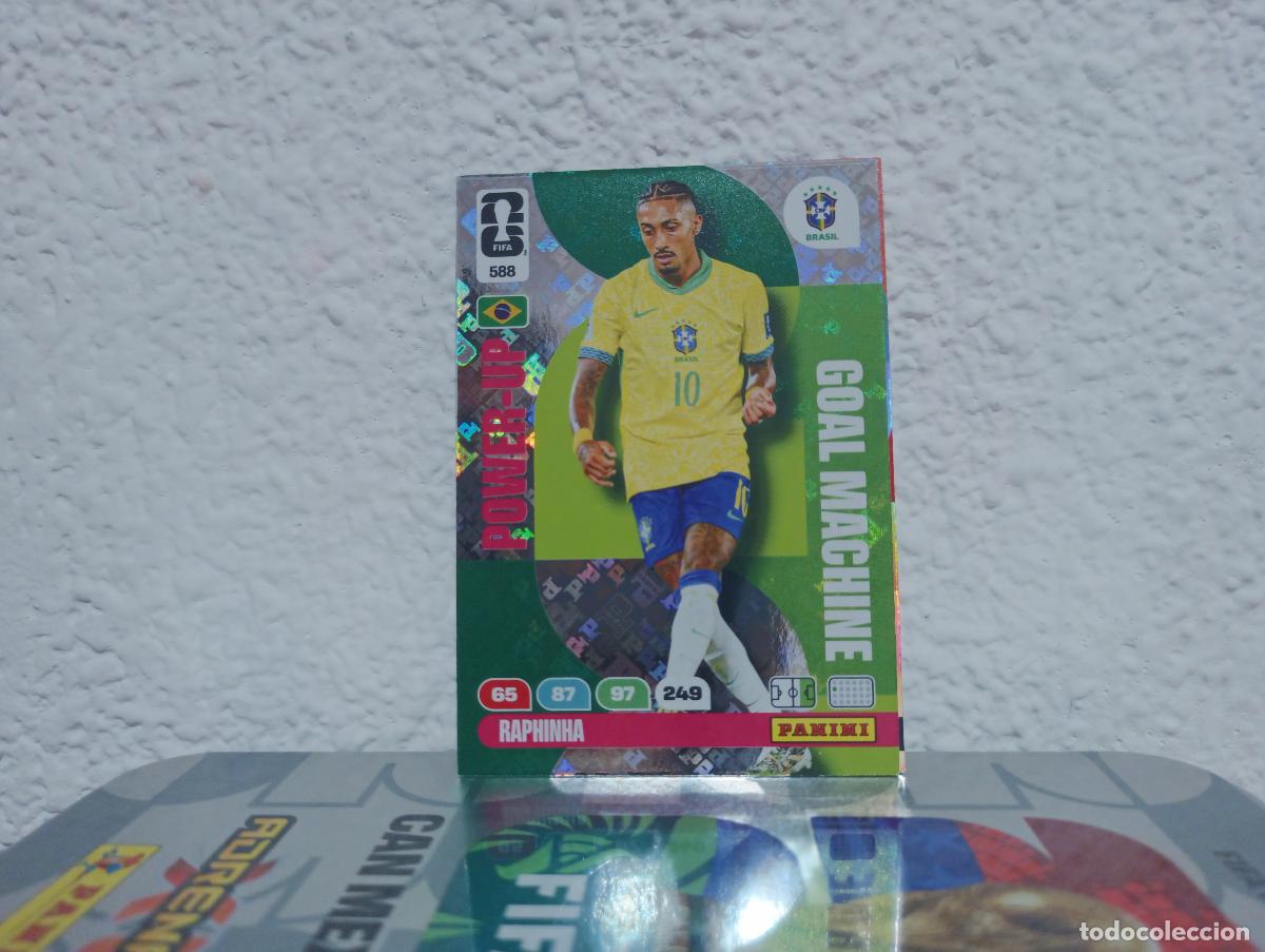 Coleccionismo Cromos antiguos: 588 RAPHINHA GOAL MACHINE BRASIL PANINI WORLD CUP 26 25 26