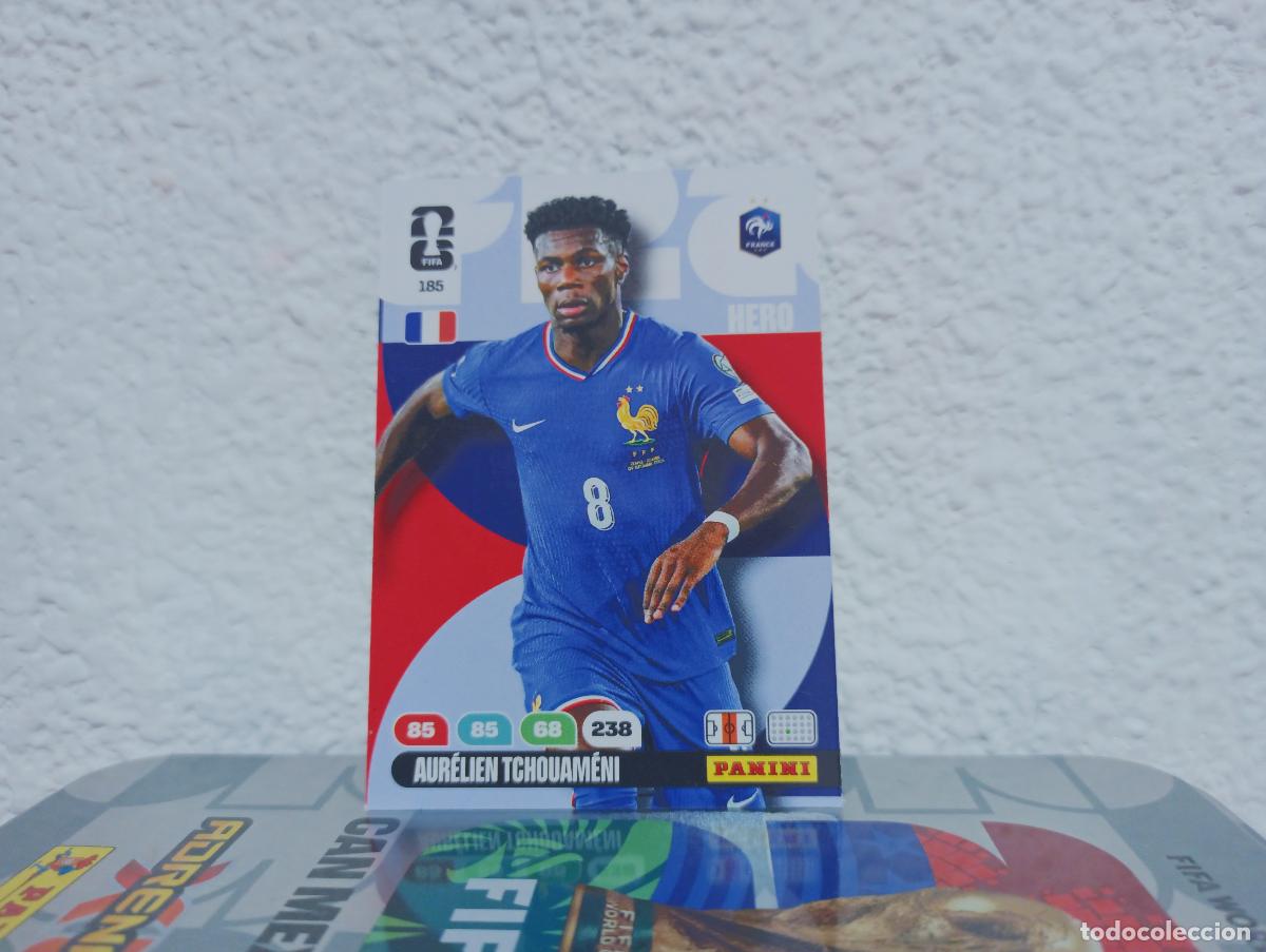 Coleccionismo Cromos antiguos: 185 AUR&Eacute;LIEN TCHOUAM&Eacute;NI CENTROCAMPISTA FRANCIA PANINI WORLD CUP 26 25 26
