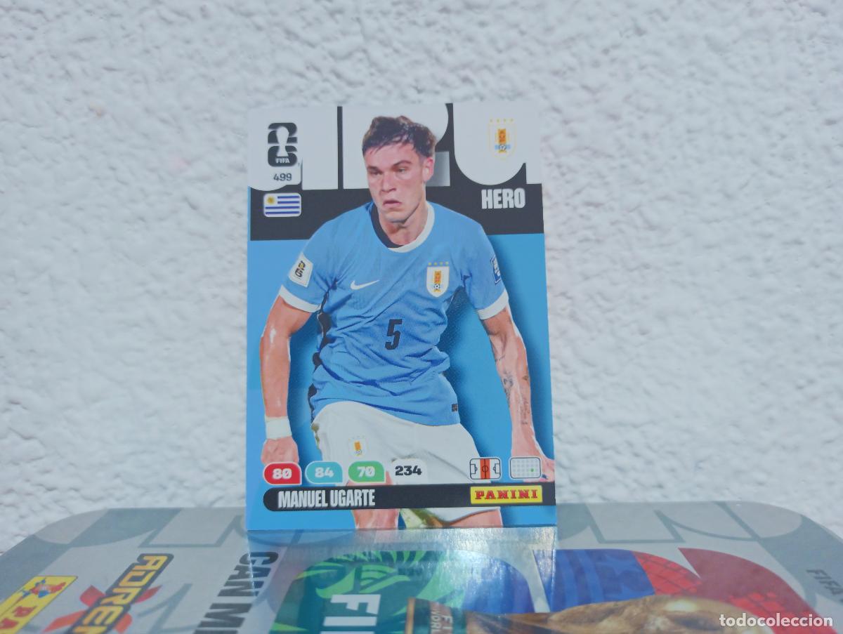Coleccionismo Cromos antiguos: 500 FACUNDO PELLISTRI DELANTERO URUGUAY PANINI WORLD CUP 26 25 26
