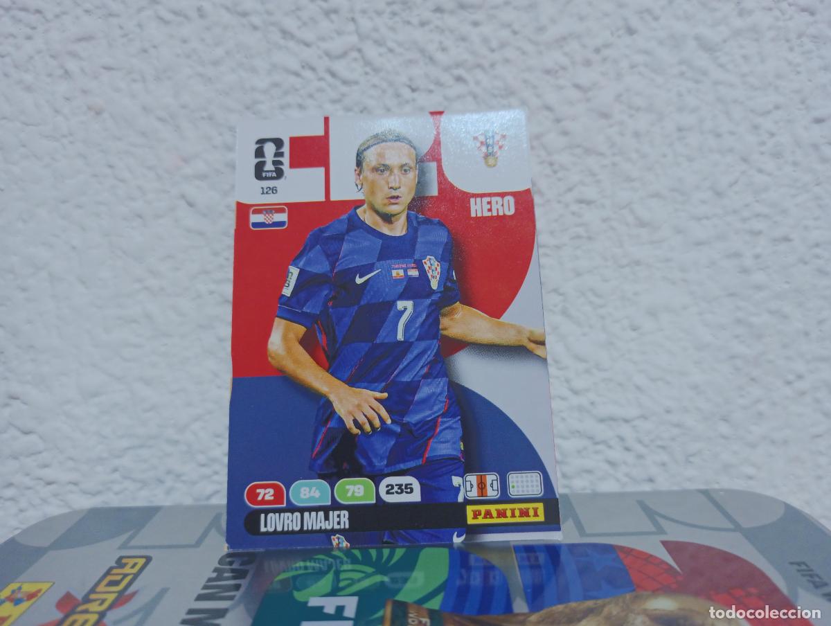 Coleccionismo Cromos antiguos: 126 LOVRO MAJER CENTROCAMPISTA CROACIA PANINI WORLD CUP 26 25 26