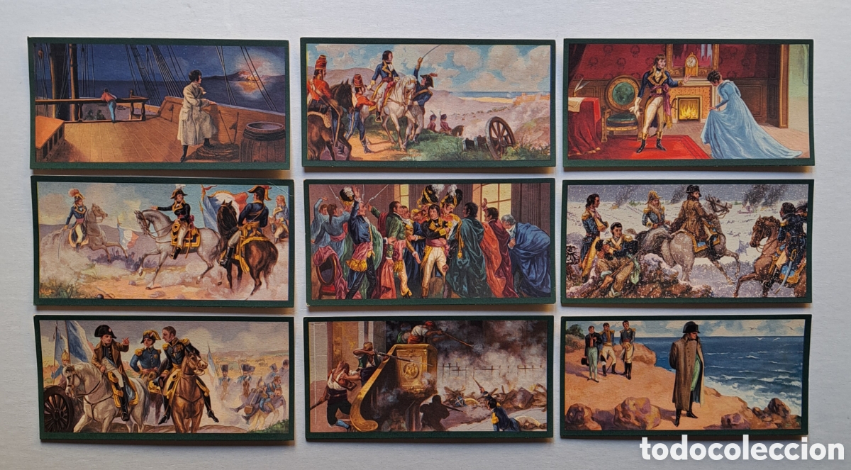 Coleccionismo Cromos antiguos: Napole&oacute;n Bonaparte. Cromos Culturales - Ediciones Barsal (falta n&deg; VI)