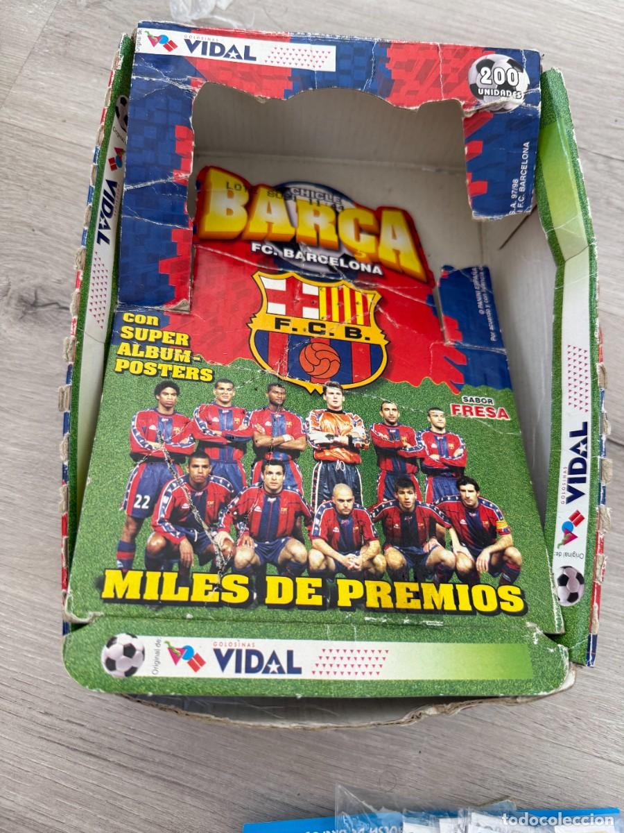 Coleccionismo Cromos antiguos: Caja chicles Bar&ccedil;a F.C. Barcelona &ndash; Vidal (promoci&oacute;n premios)