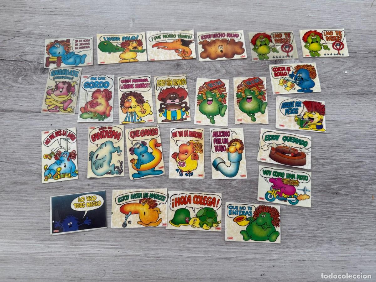 Coleccionismo Cromos antiguos: 25 cromos Loco-Pegatinas de Bimbo - colecci&oacute;n avanzada