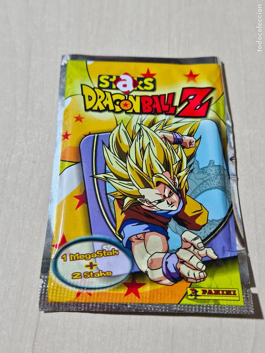 Coleccionismo Cromos antiguos: STAKS DRAGON BALL Z - SOBRE SIN ABRIR - VERSION TRASERA