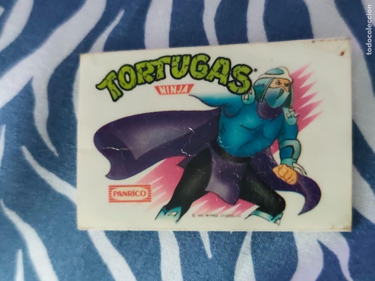 Coleccionismo Cromos antiguos: CROMO ADHESIVO Tortugas Ninja. Panrico