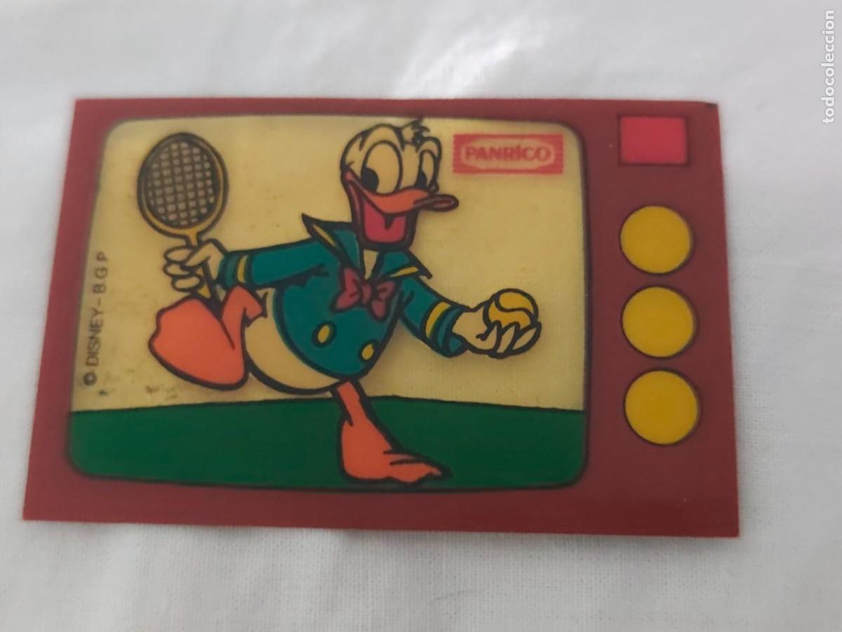 Coleccionismo Cromos antiguos: CROMO pastelito Panrico. Donald