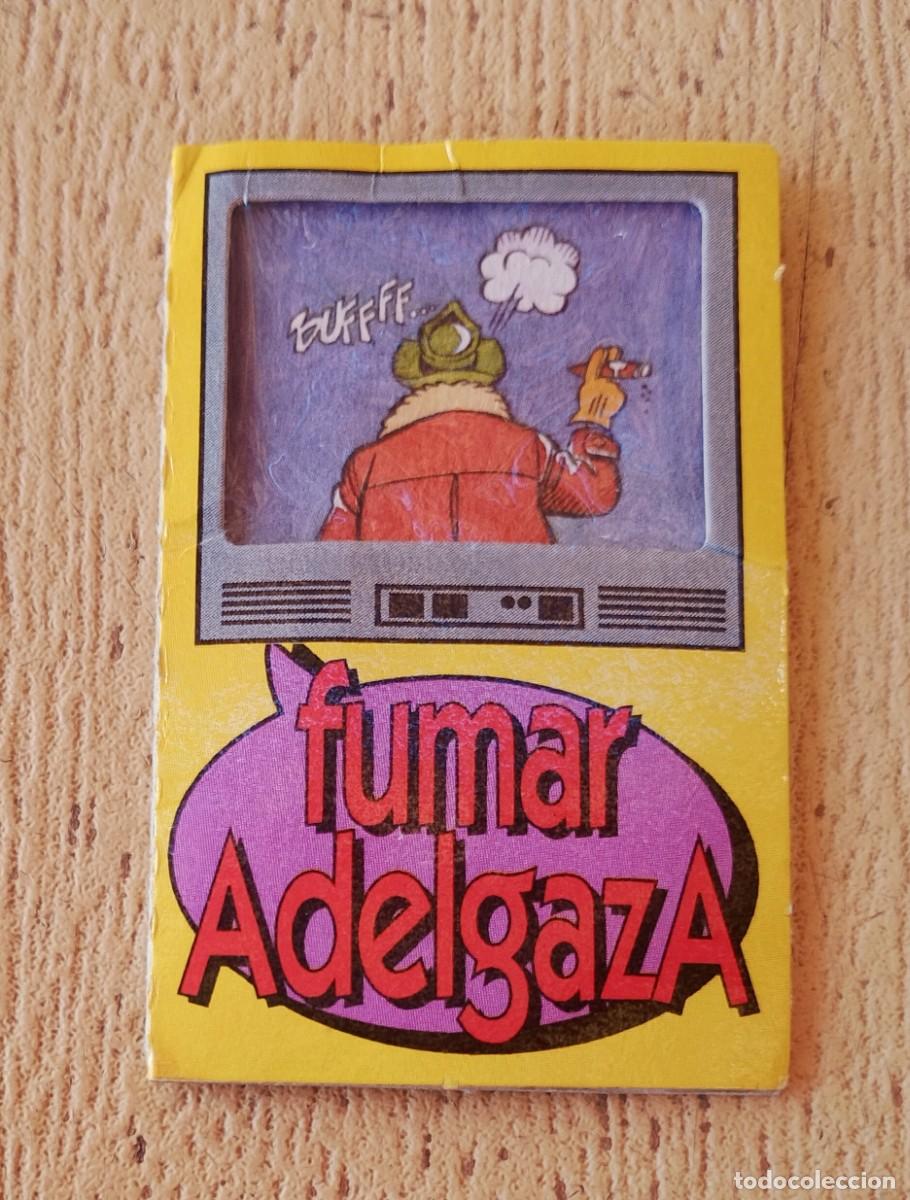 Coleccionismo Cromos antiguos: Cromo Bollycao Canal Loco Fumar Adelgaza