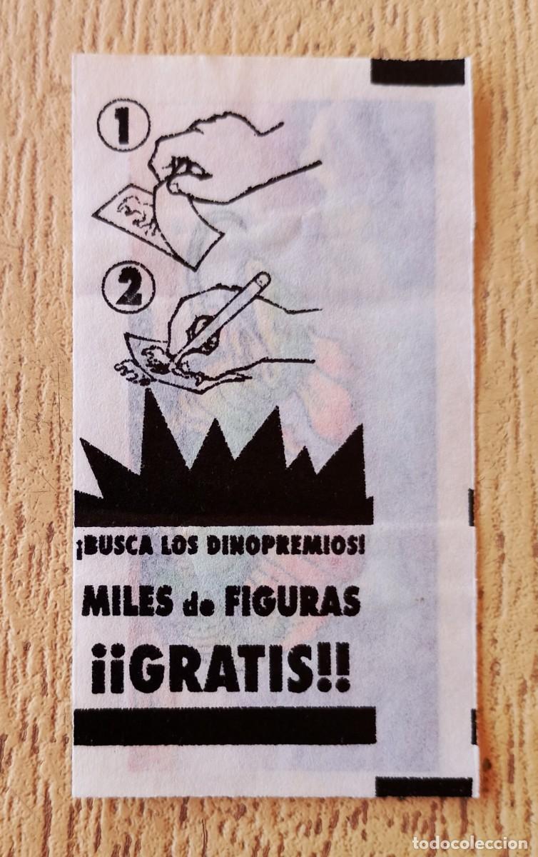 Sammeln alte Sammelbilder: Cromo Calcoman&iacute;a Busca los Dinopremios