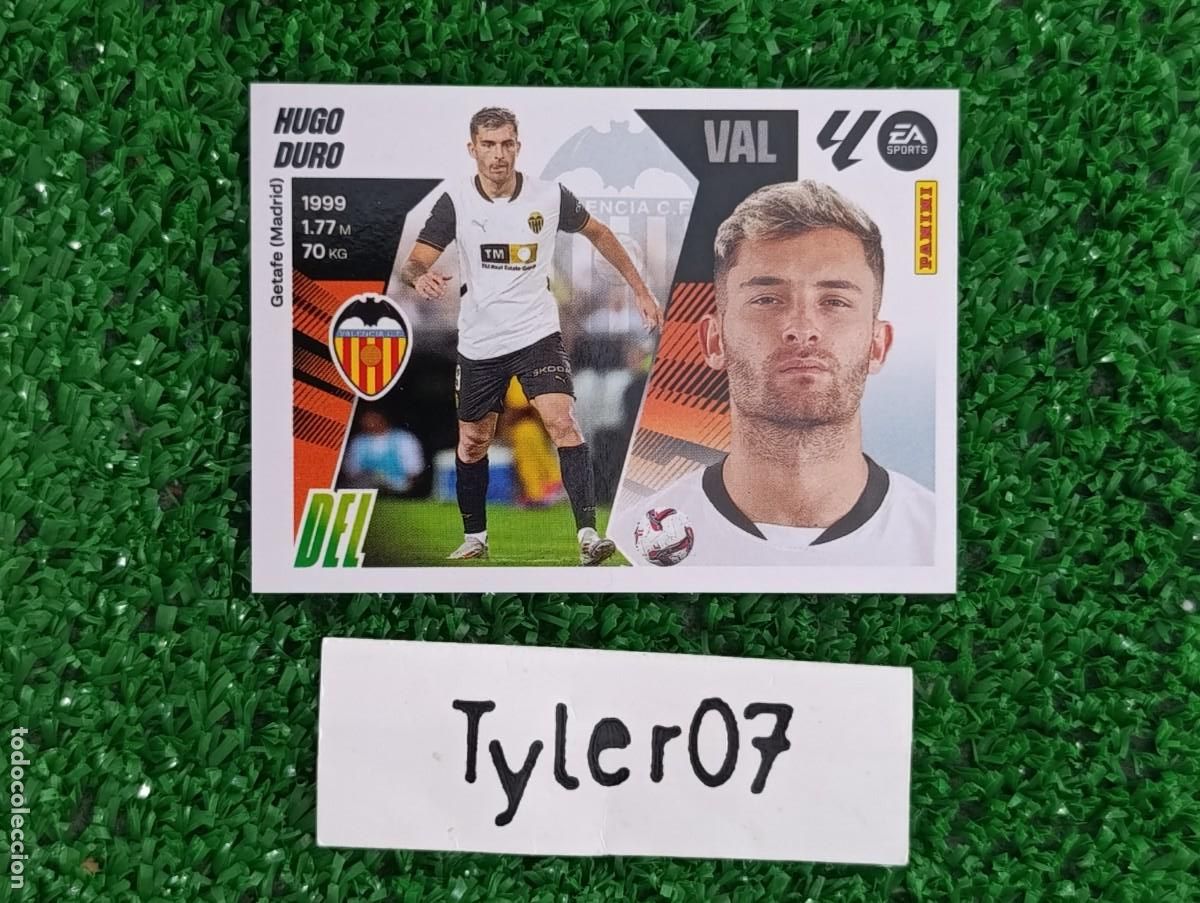 Coleccionismo Cromos antiguos: HUGO DURO VALENCIA 19 LIGA ESTE 2025 2026 25 26