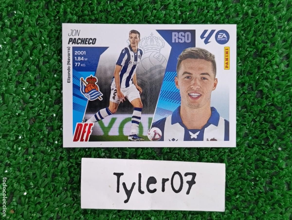 Coleccionismo Cromos antiguos: PACHECO REAL SOCIEDAD 8 LIGA ESTE 2025 2026 25 26