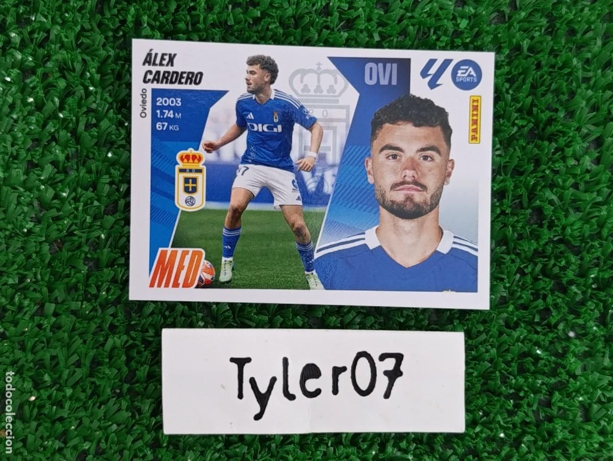Coleccionismo Cromos antiguos: ALEX CARDERO OVIEDO 16A LIGA ESTE 2025 2026 25 26