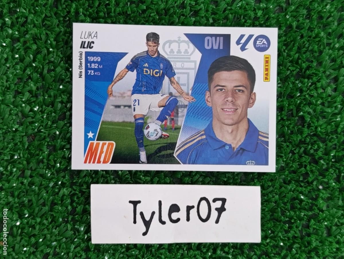 Coleccionismo Cromos antiguos: ILIC OVIEDO 15 ERROR SIN ESCUDO LIGA ESTE 2025 2026 25 26
