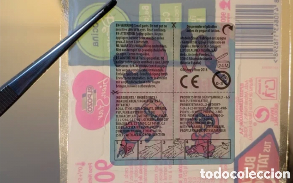 Coleccionismo Cromos antiguos: Cromo tatuaje Los Incre&iacute;bles 2. El Pozo. Diseny Pixar