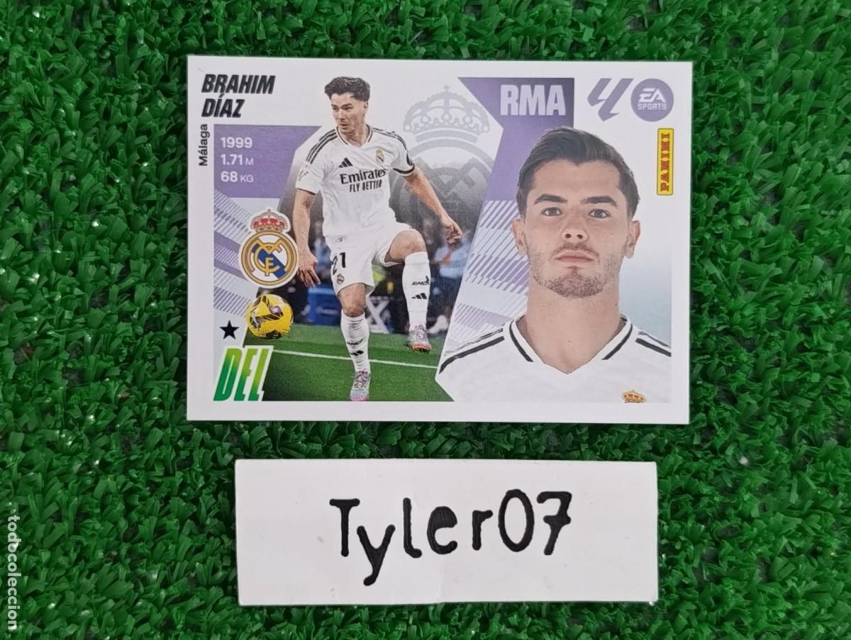 Coleccionismo Cromos antiguos: BRAHIM DIAZ REAL MADRID 17A LIGA ESTE 2025 2026 25 26