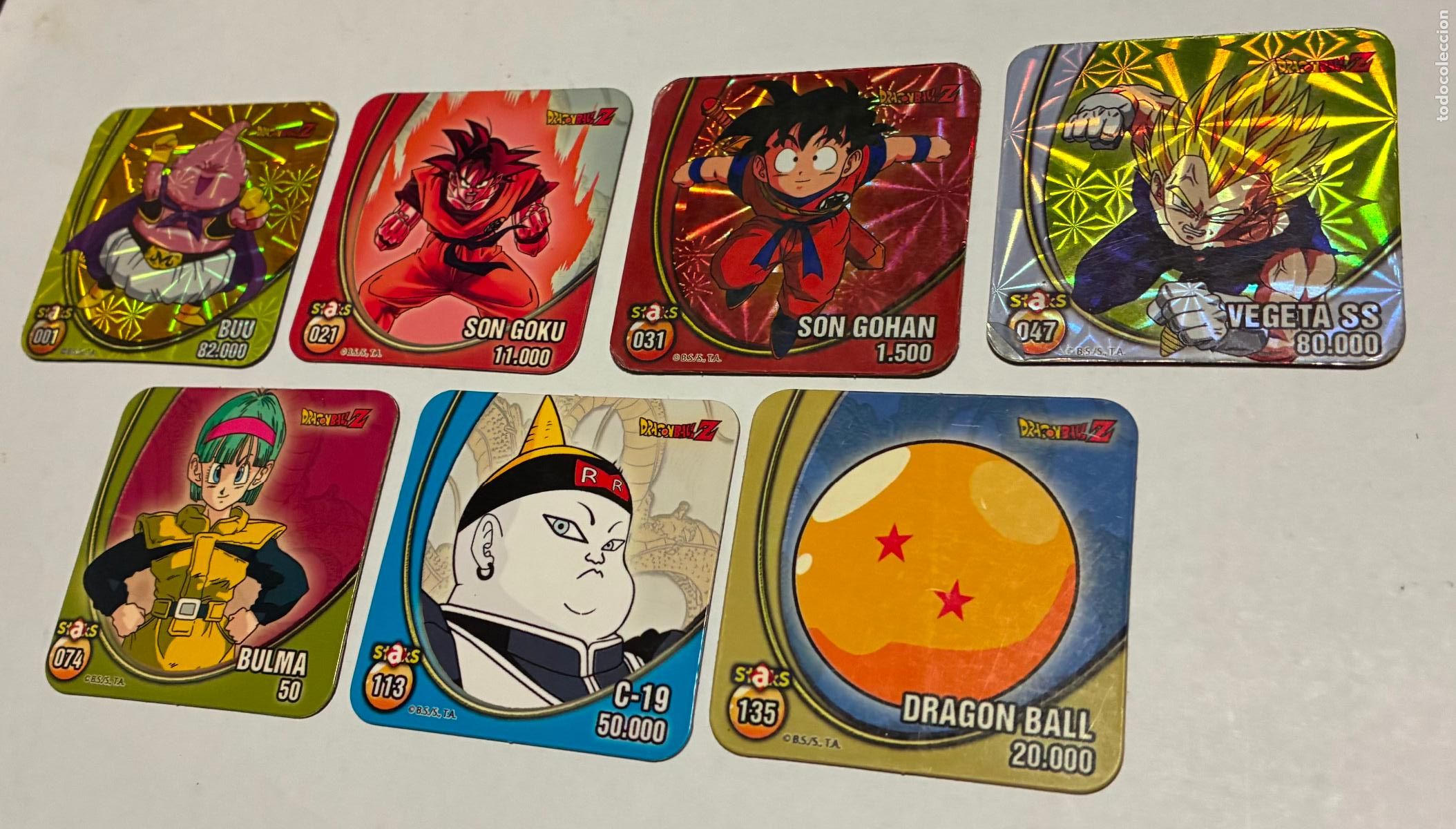 Coleccionismo Cromos antiguos: LOTE 7 TAZOS IMAN, BOLA DE DRAGON, DRAGON BALL,
