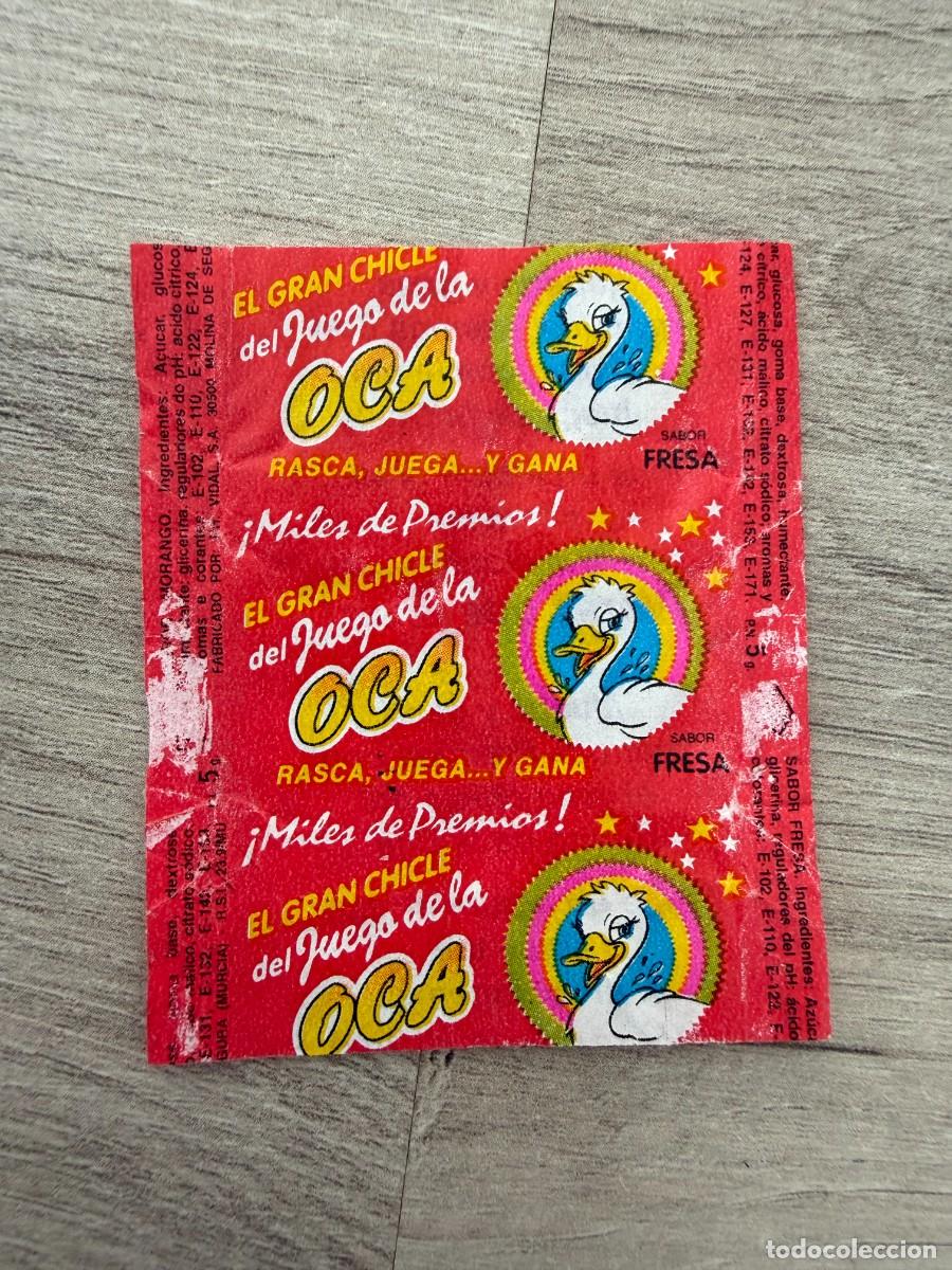 Coleccionismo Cromos antiguos: Envoltorio - El gran chicle del Juego de la OCA