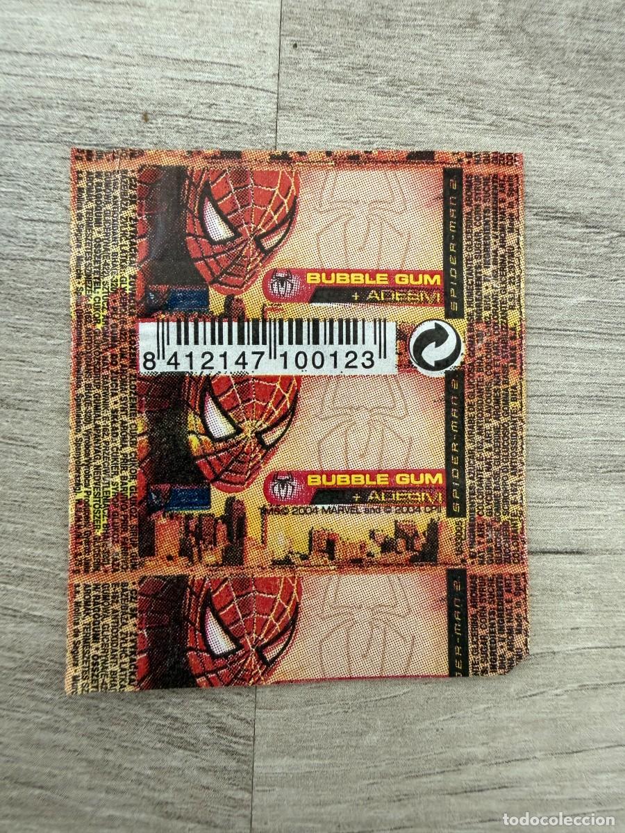 Coleccionismo Cromos antiguos: Envoltorio Spiderman 2 - chicle Jake