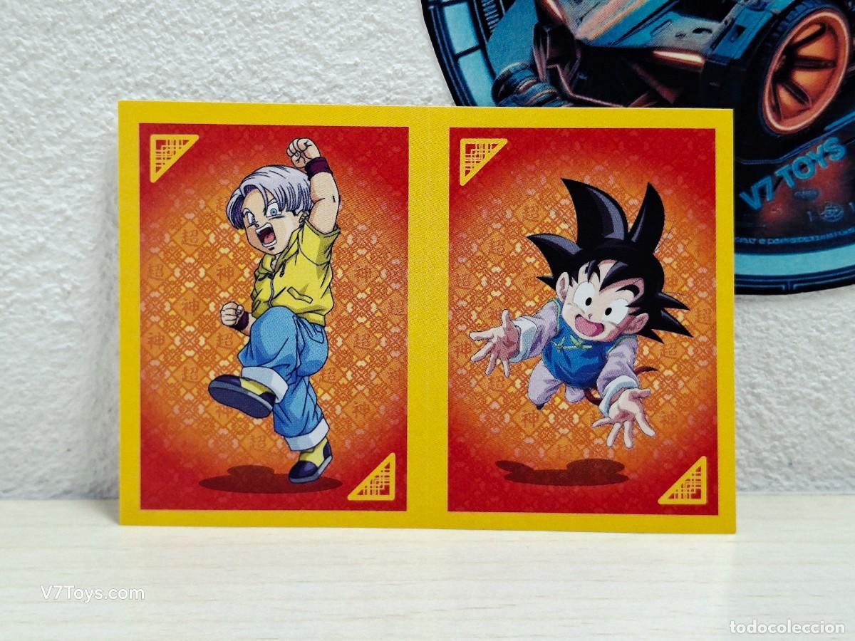 Collezionismo Figurine antiche: Cromo Trunks N&ordm; 115A Goten N&ordm; 115B Dragon Ball Super Panini