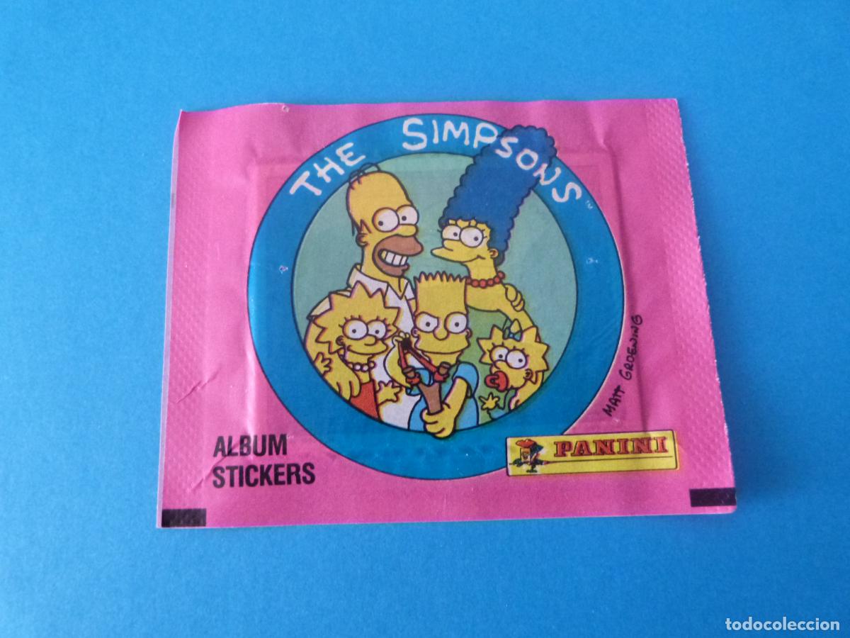Coleccionismo Cromos antiguos: SOBRE DE CROMOS SIN ABRIR DE LOS SIMPSONS THE SIMPSONS DE PANINI