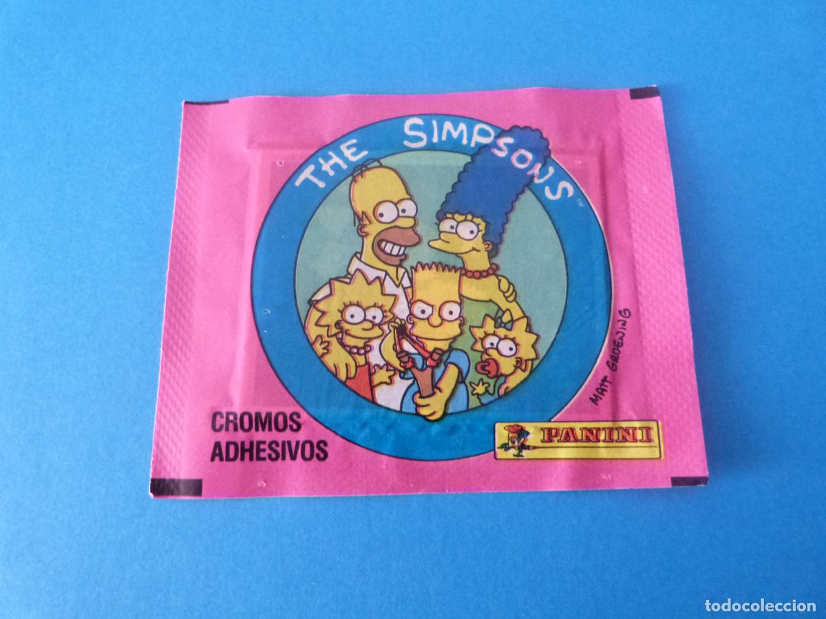 Coleccionismo Cromos antiguos: SOBRE DE CROMOS SIN ABRIR DE LOS SIMPSONS THE SIMPSONS DE PANINI