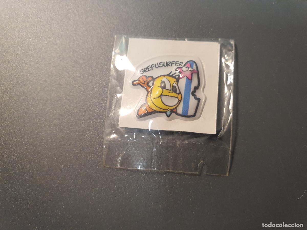 Coleccionismo Cromos antiguos: CROMO PEGATINA CHAPA GREFUSA -- GREFUSURFER