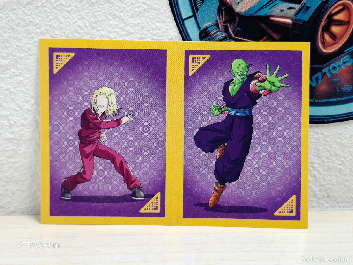 Coleccionismo Cromos antiguos: Cromo A-18 N&ordm; 151A Piccolo N&ordm; 151B Dragon Ball Super Panini