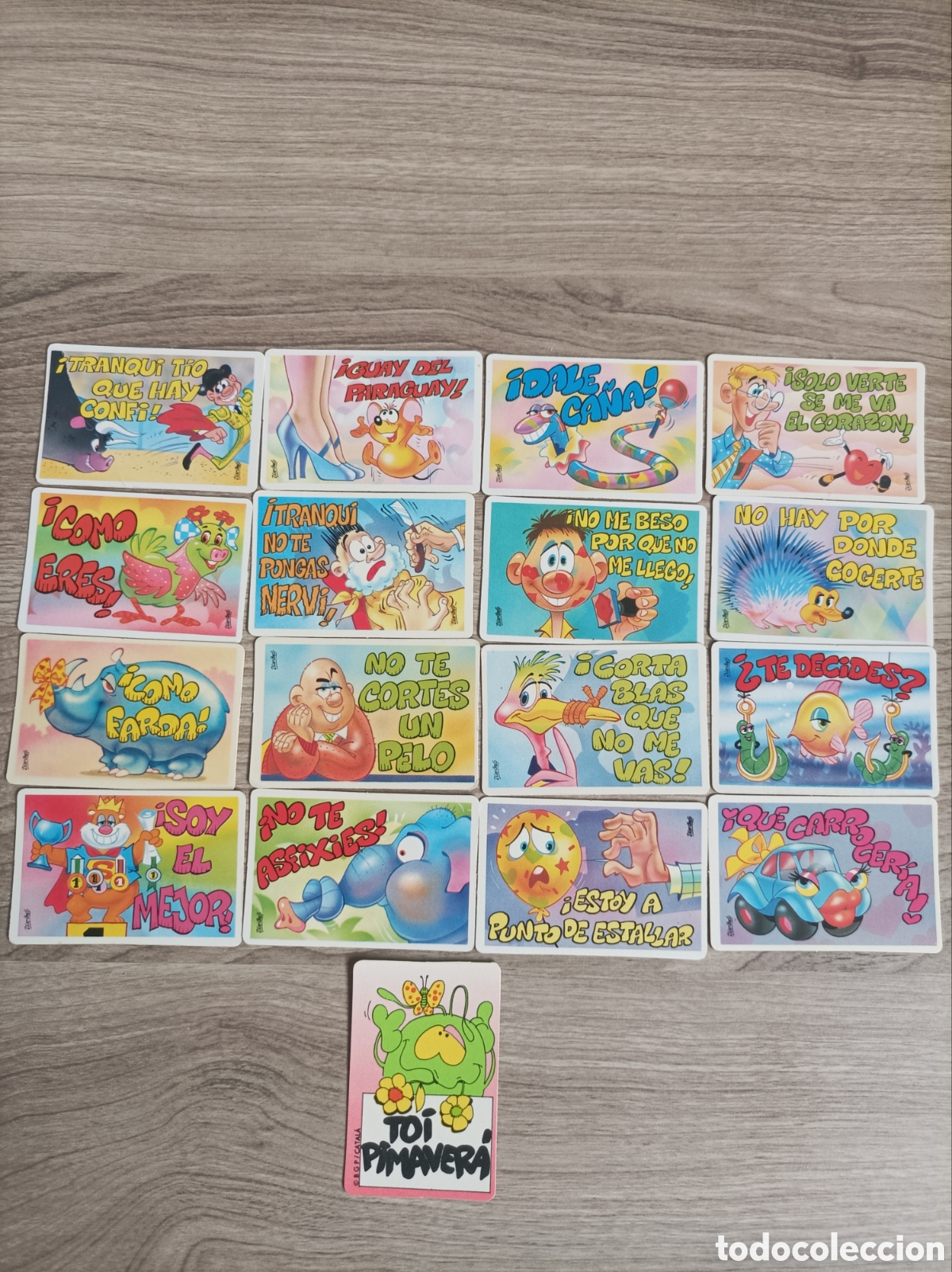 Collectionnisme Cartes &agrave; collectionner anciennes: Lote 17 Cromos de bollycao Pegitarjetas II a&ntilde;os 90 con trasera