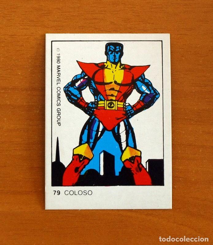 Coleccionismo Cromos antiguos: Superh&eacute;roes - N&ordm; 79, Coloso - Marvel 1980 Comics Group - Chocolates Terrabusi - Nunca pegado