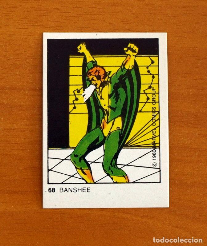 Coleccionismo Cromos antiguos: Superh&eacute;roes - N&ordm; 68 Banshee - Marvel 1980 Comics Group - Chocolates Terrabusi - Nunca pegado