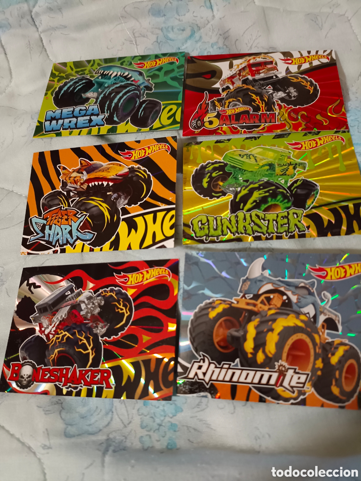 Coleccionismo Cromos antiguos: HOT WHEELS 6 CARDS EDICION LIMITADA PANINI 2024 MATTEL