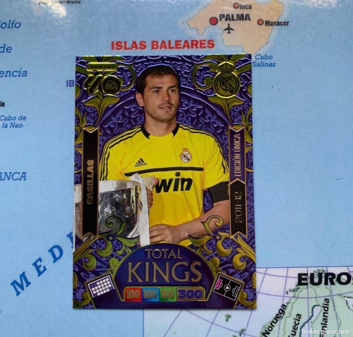 Coleccionismo Cromos antiguos: Casillas Total Kings Edici&oacute;n Unica Del Real Madrid cromo adrenalyn XL 25-26 2025-2026