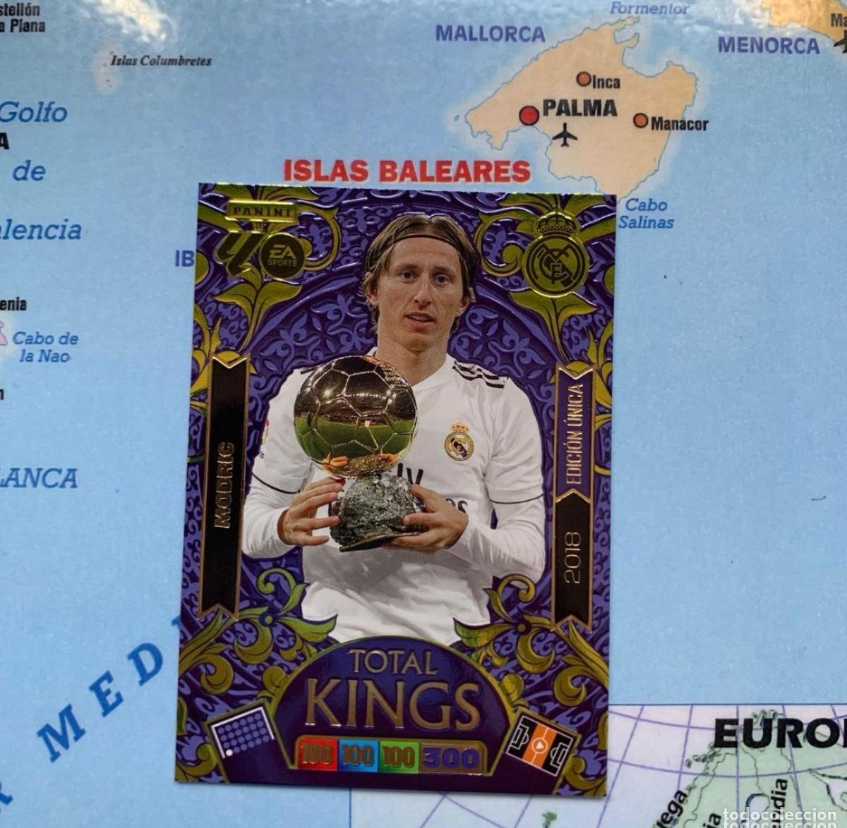 Coleccionismo Cromos antiguos: Modric Total Kings Edici&oacute;n Unica Del Real Madrid cromo adrenalyn XL 25-26 2025-2026